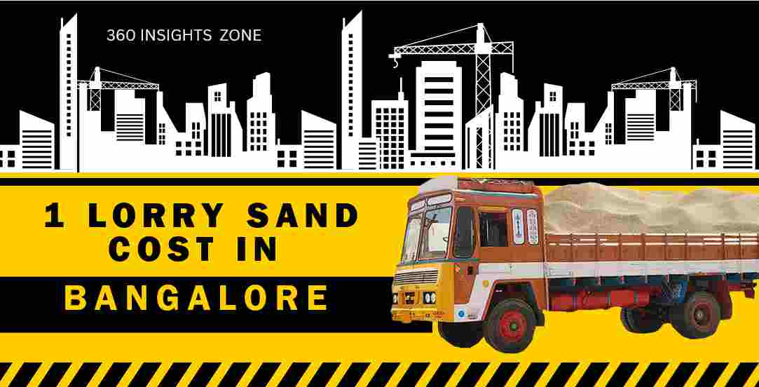 1 lorry sand cost in Bangalore