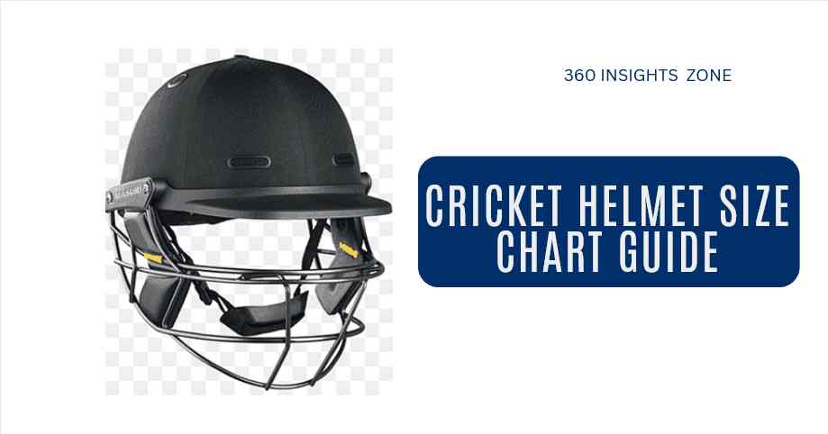 Cricket Helmet Size Chart: